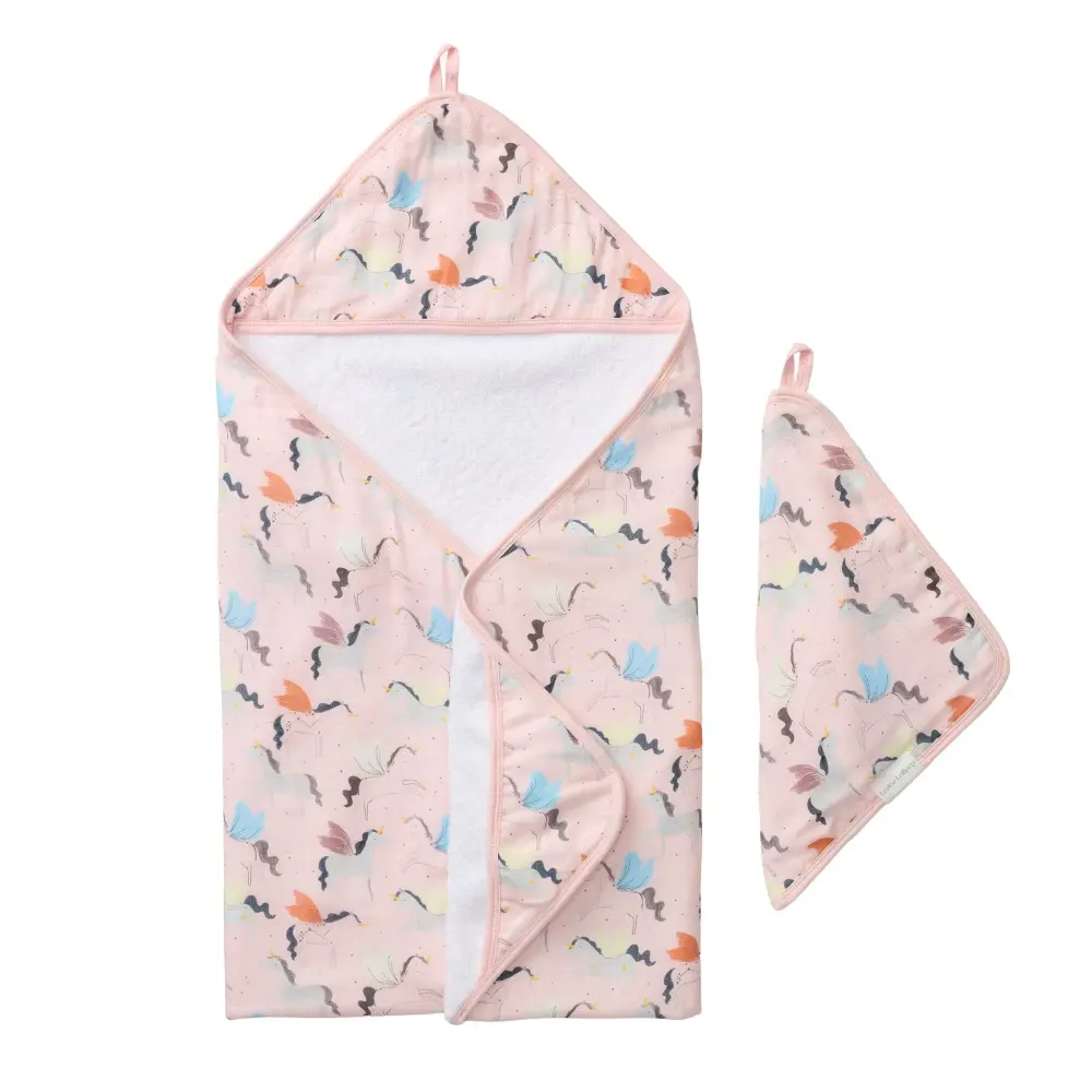 Hooded Towel Set-Unicorn Balle | Ultra Soft & Plush