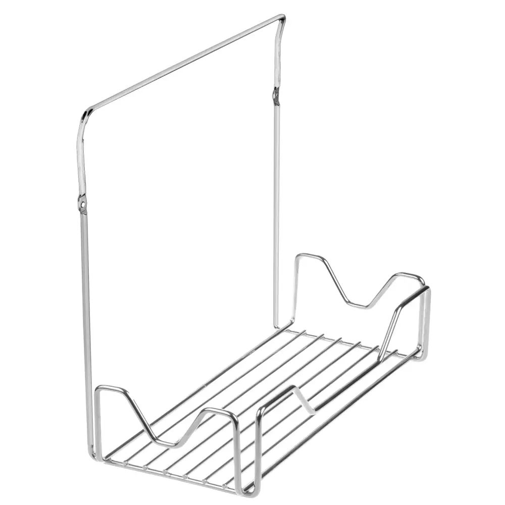 ABJ bathroom shelf, bath utensils, wall-mounted, shiny metal
