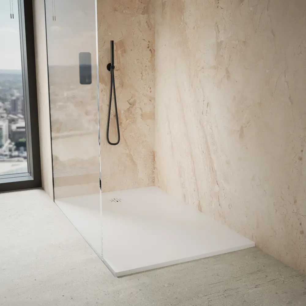 Ardesia Low Profile Stone Rectangular Shower Tray - 1400 x 900