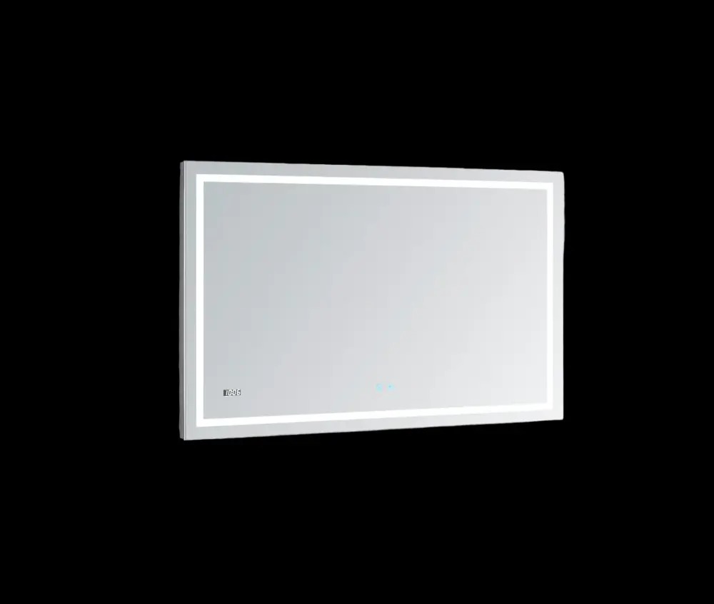Aquadom Daytona 40x36 LED Lighted Bathroom Mirror Non-Slip Base | 5-Year Warranty