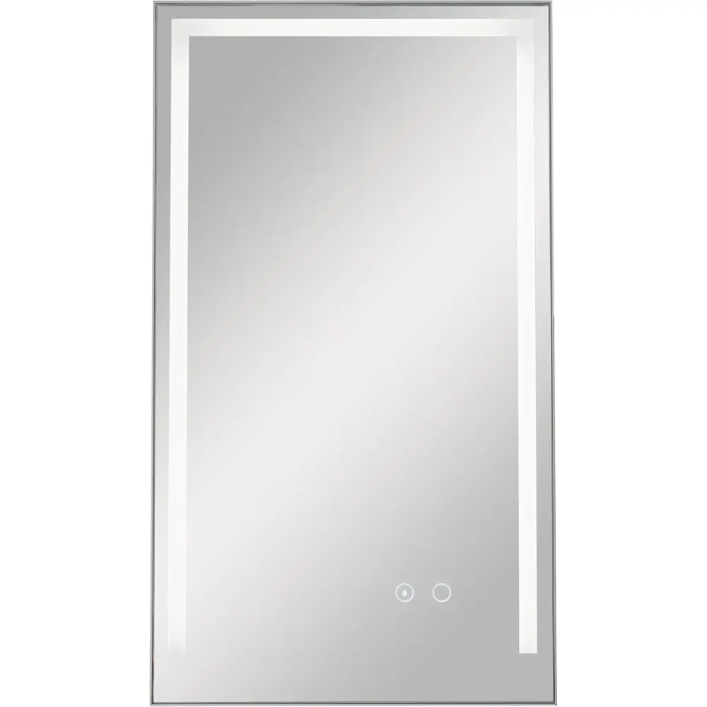 Premium Water-Resistant nobilia Mirror ERIKA, cozy LED lighting SP-ERIKA90 90 cm