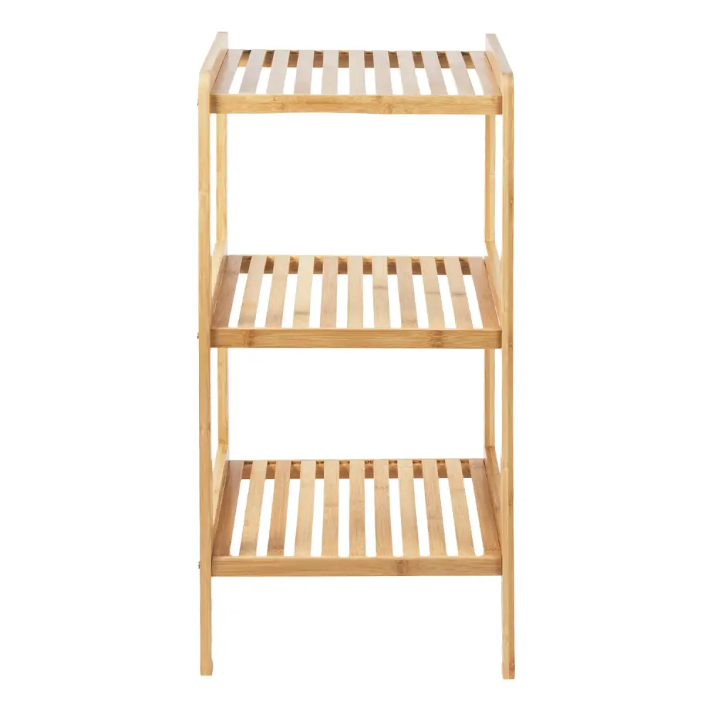GreenBlue GB321 Bathroom Bamboo-fiber Storage Rack - 3 Shelves Cabinet Towel Accessories 370x330x780mm ECO-Friendly