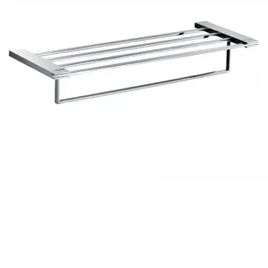 Towel bar 24" shelf
