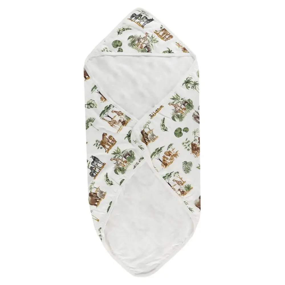 Bamboo Hooded Towel - Jungle
