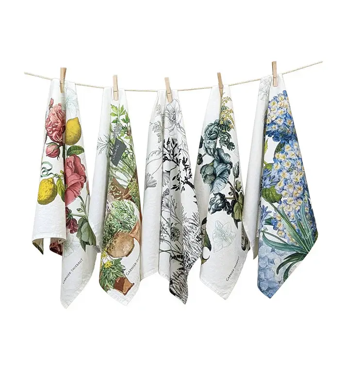 Premium Egyptian Cotton Jardin Aromatique Kitchen Towel, 20" x 28"