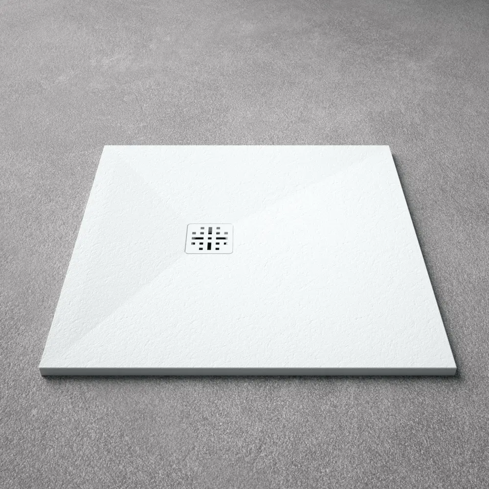 Ardesia Low Profile Stone Square Shower Tray - 900 x 900