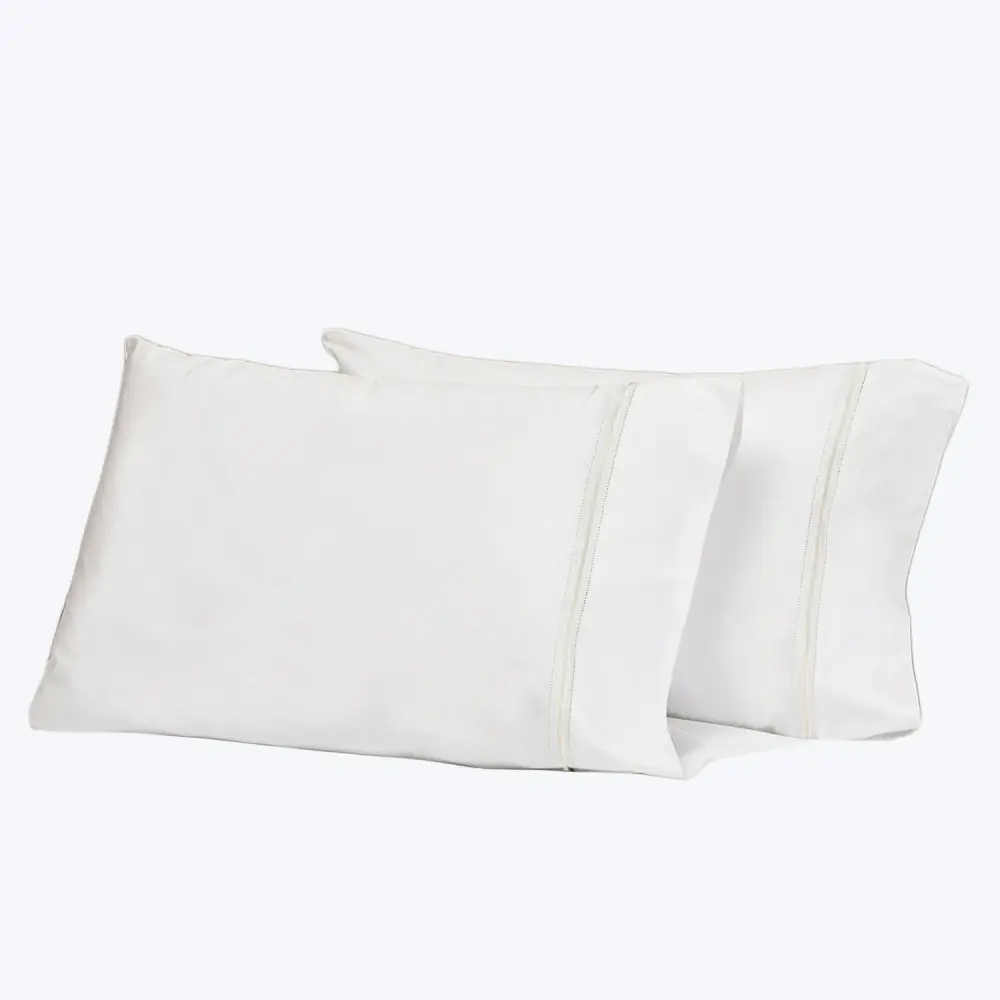 Gramercy Sheets & Pillowcases, White/Ivory Sensitive Skin