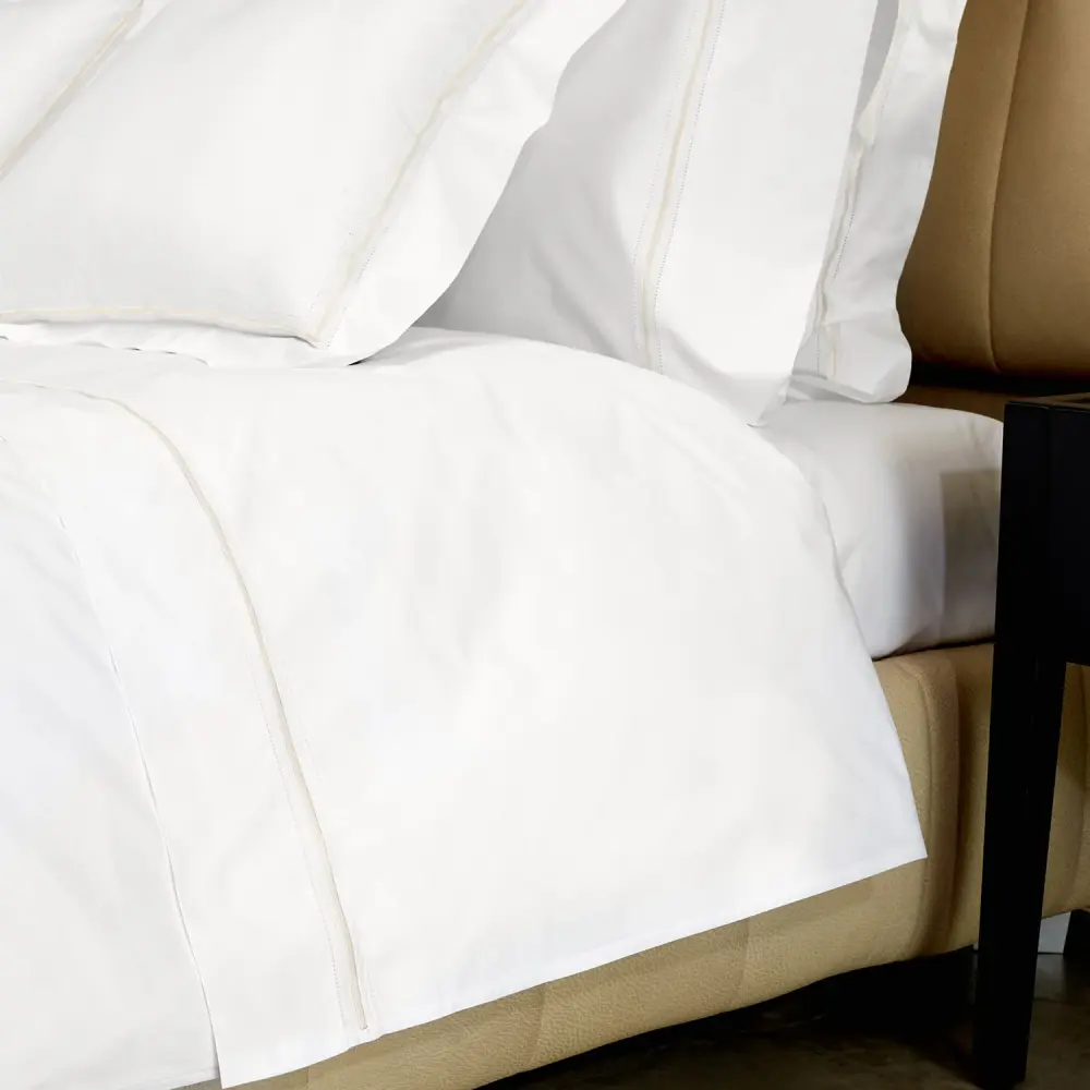 Gramercy Sheets & Pillowcases, White/Ivory Sensitive Skin