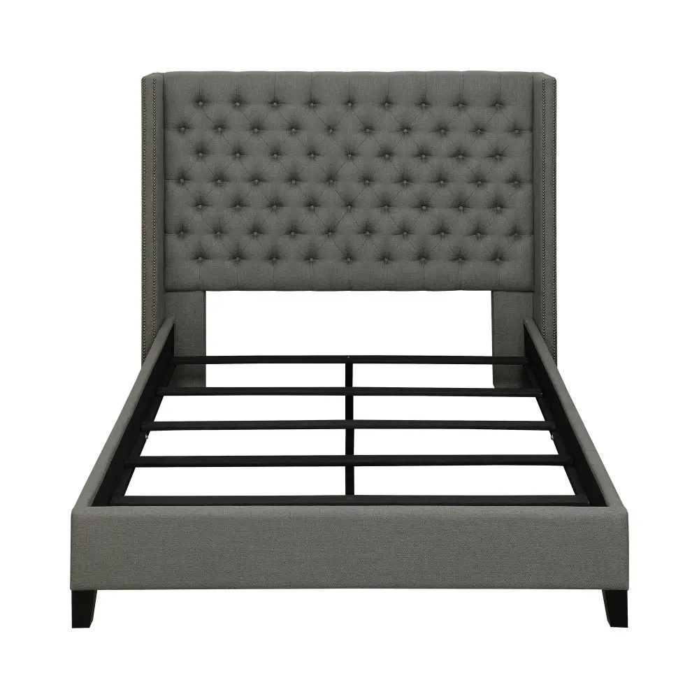 Diamond Modern Furniture COA Bancroft Thorough Upholstered Platform Bed 301405F