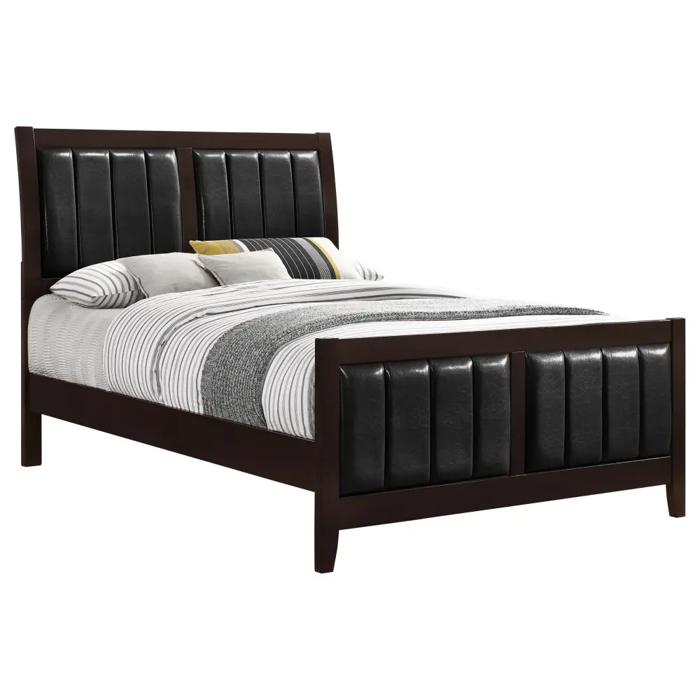 Diamond Modern Furniture COA Carlton Queen Upholstered Bed 202091Q
