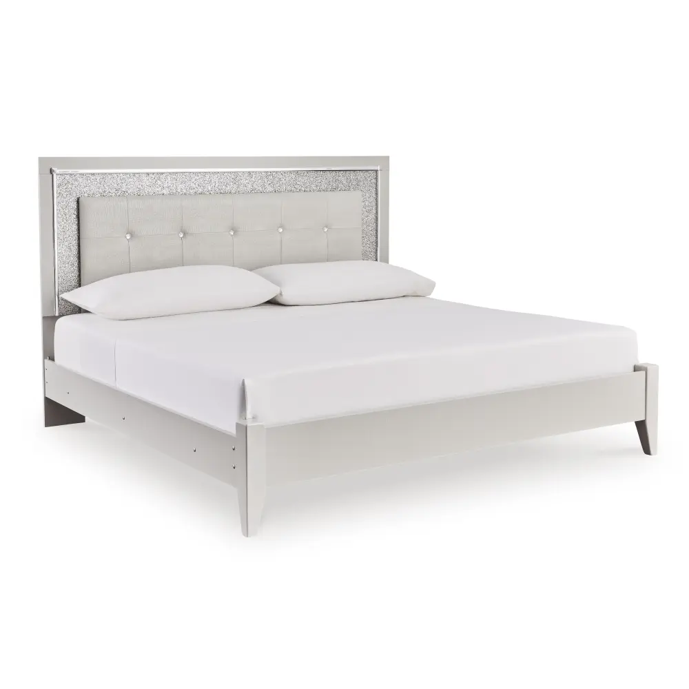 Diamond Modern Furniture Select Design Zyniden King Upholstered Panel Bed B2114-58/B2114-56