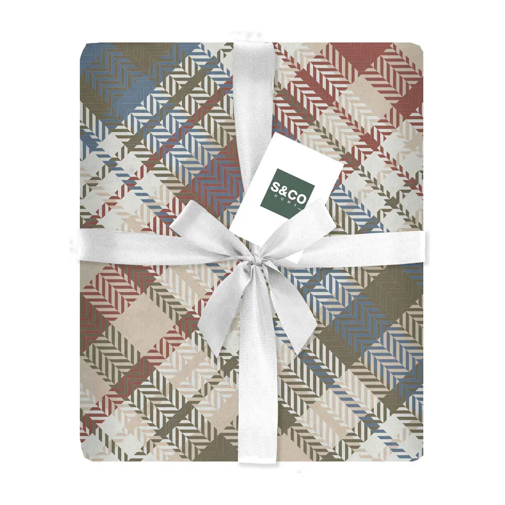 Flannel Throws 48" x 60", Basic Plaid Print
