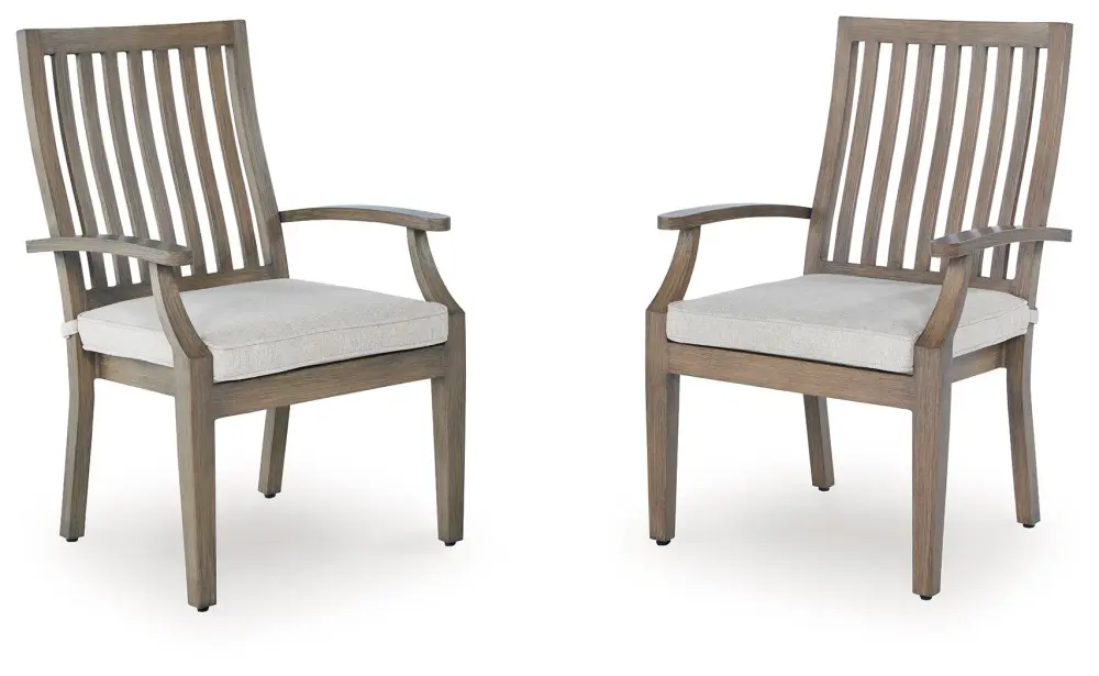 Rainier Ranch - Arm Chair Cushion (Set 2) - Taupe / Beige