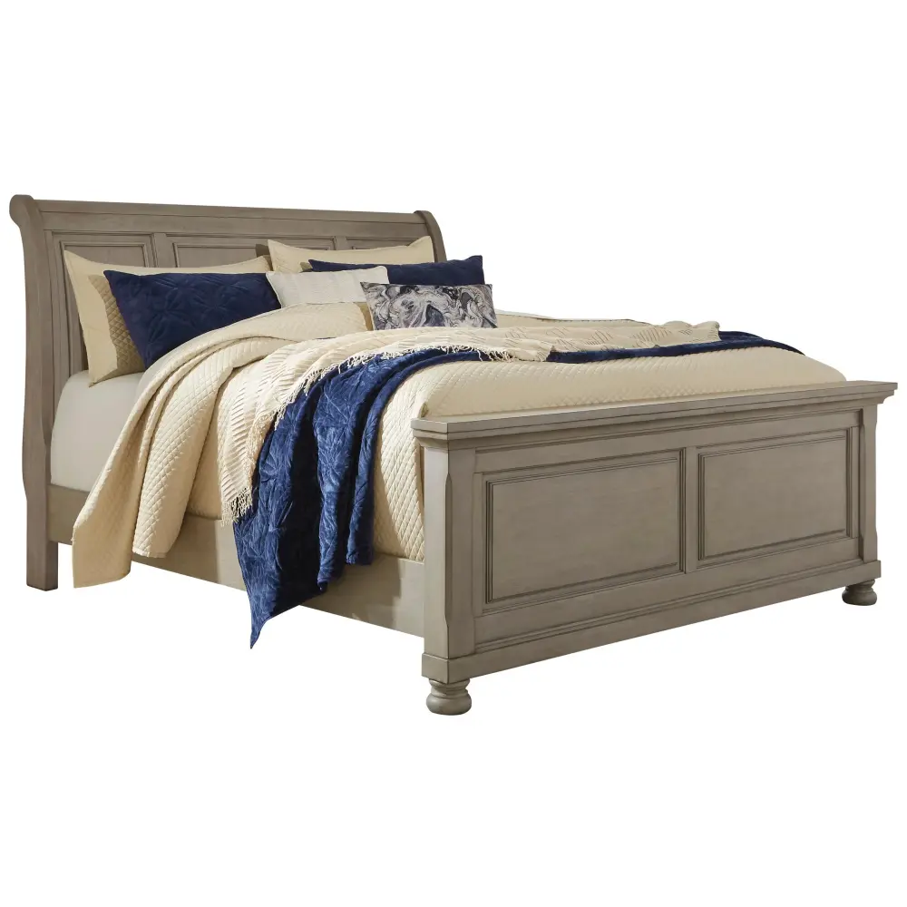 Diamond Modern Furniture Exclusive Design Lettner California King Sleigh Bed B733-78/B733-56/B733-94