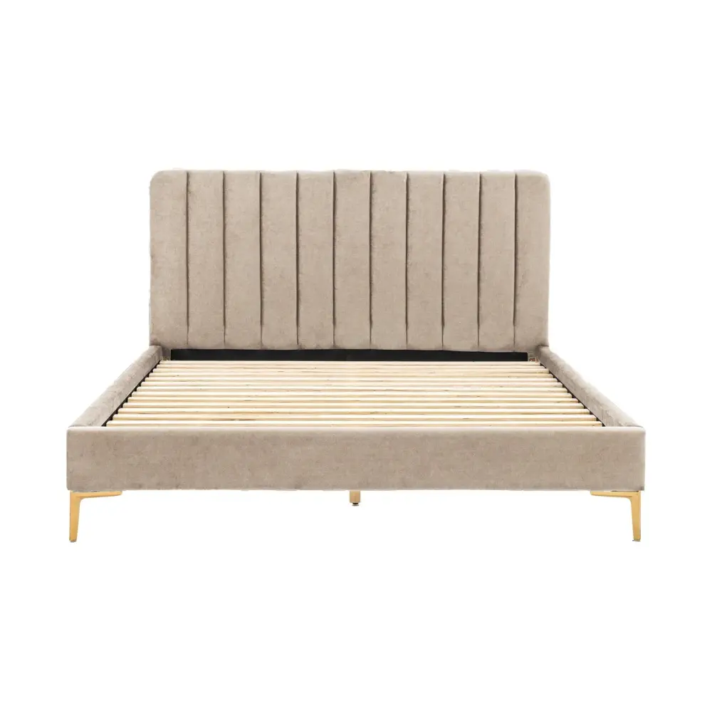 Kendra Bed - Latte Oatmeal Color