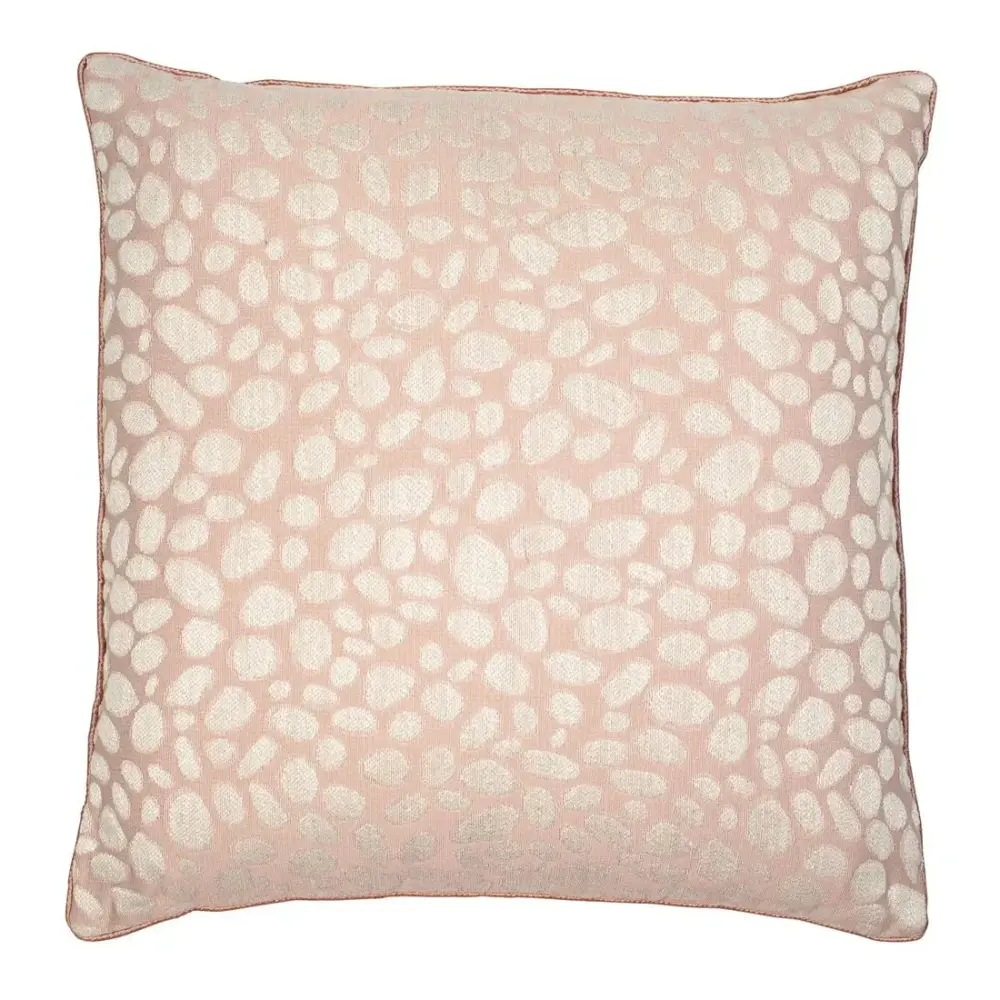 Pebble Weave Cushion 50x50cm - Blush