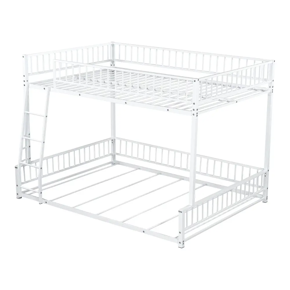 Bunk Bed Frame Ladder And Safety Guardrails | Assembly Included
