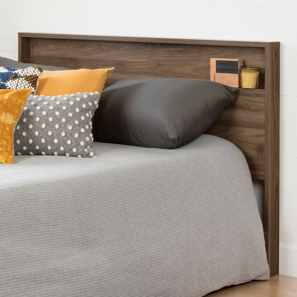Dual / Queen Headboard - Holland Natural Walnut