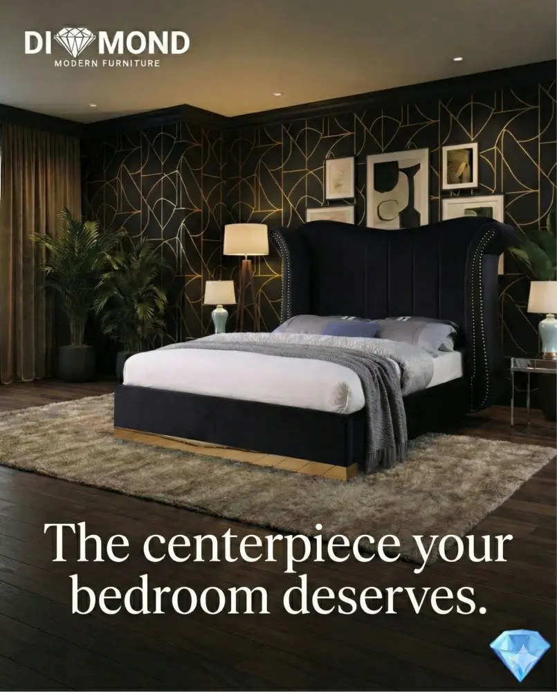 Florence Black bedframe