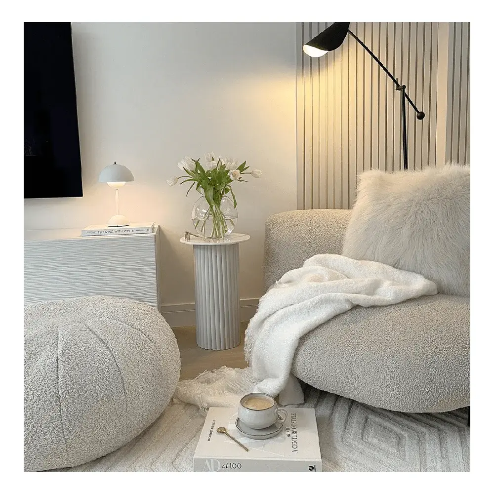 Fleece Serena Throw - Ivory