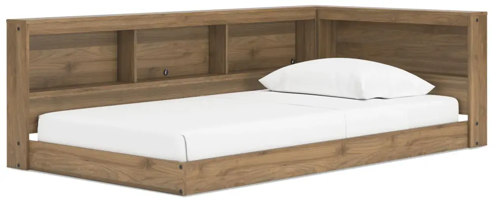 Deanlow - Bookcase Storage Bed Cable Management System