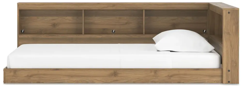 Deanlow - Bookcase Storage Bed Cable Management System