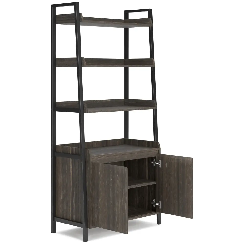 Diamond Modern Furniture Premium Design Bookcases 4-Shelf H304-17