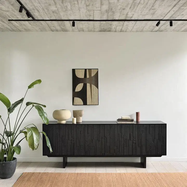 Teak Mosaic Sideboard