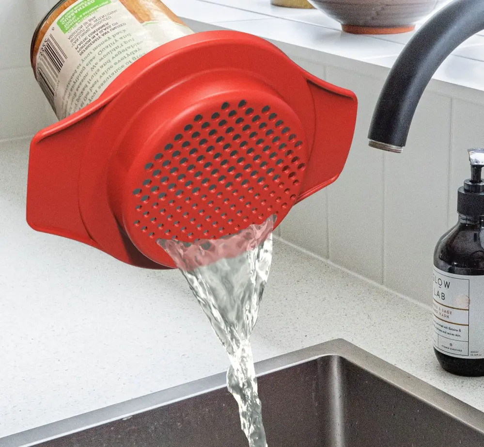 Garlic Press Can Drainer