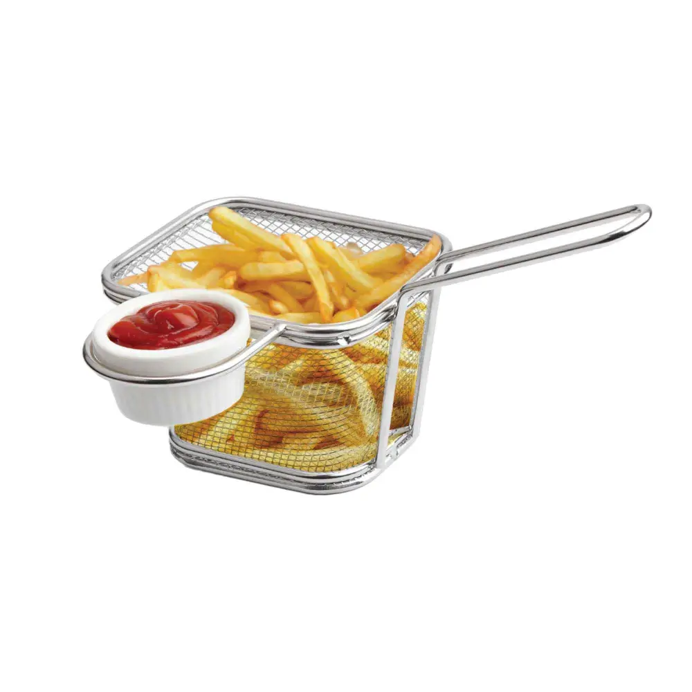 French Fries Holder Condiment Bowl, 2 Pieces