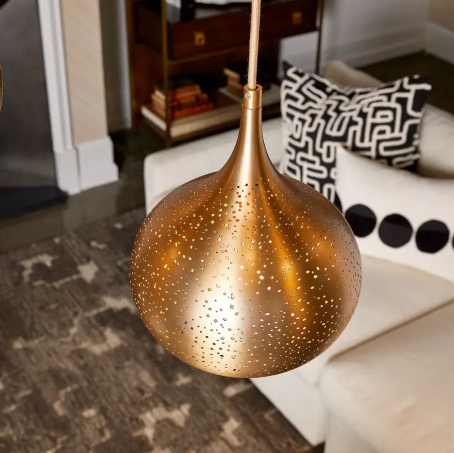 Golden Onion 7-Light Chandelier