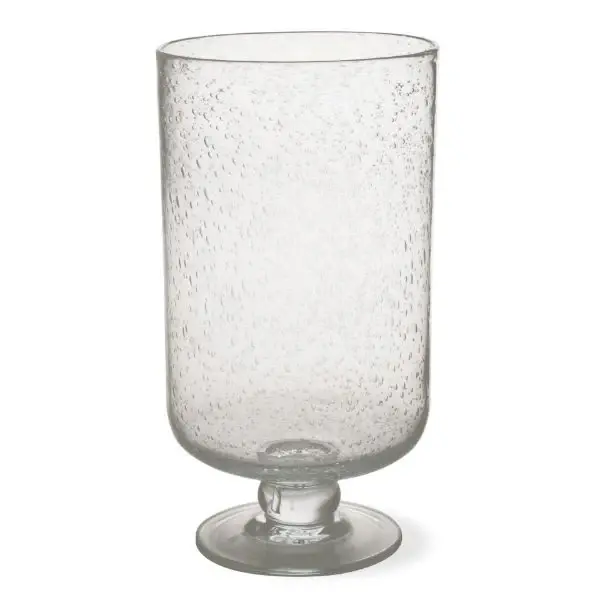 Oversized Bubble Glass Hurricane - Clear