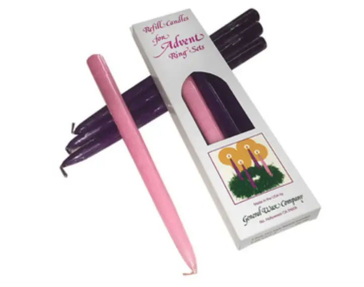 Advent Assortment Taper Candles