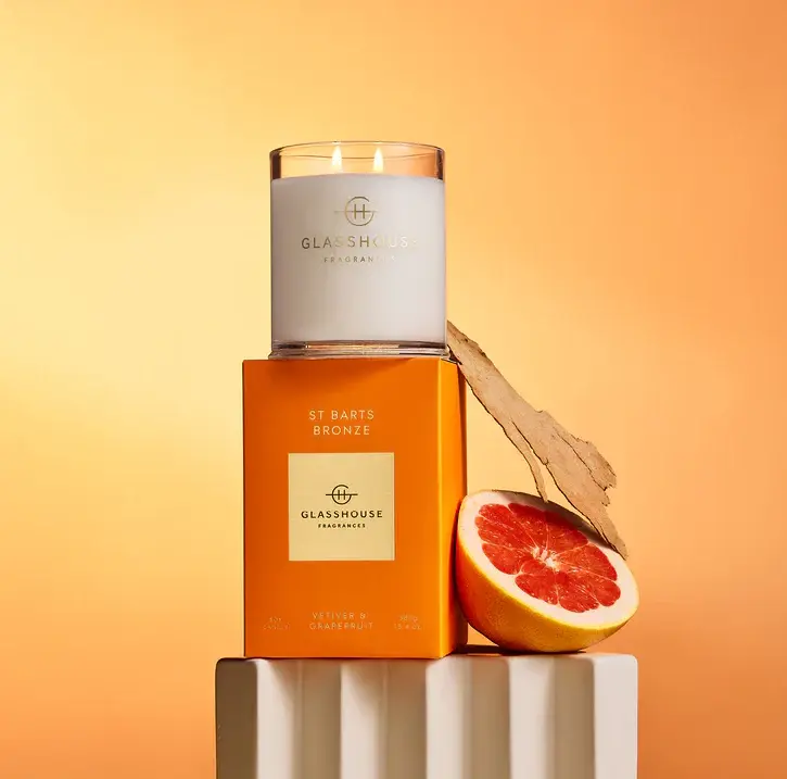 St. Barts Warm finish Triple Scented Candle