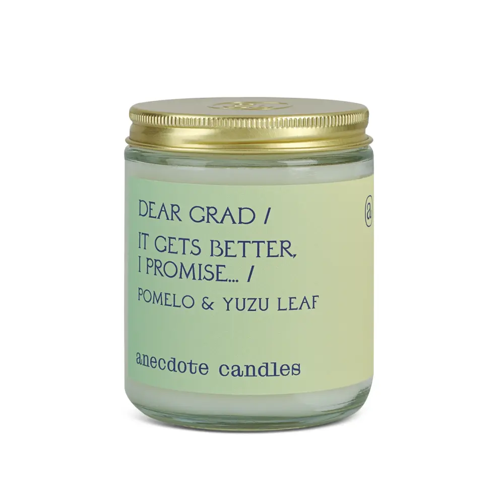 Dear Grad (Pomelo & Yuzu Leaf) Glass Jar Candle