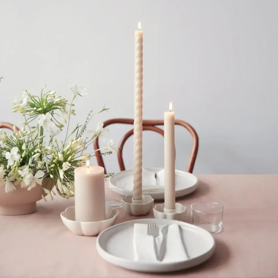 10" Fancy Taper Candles