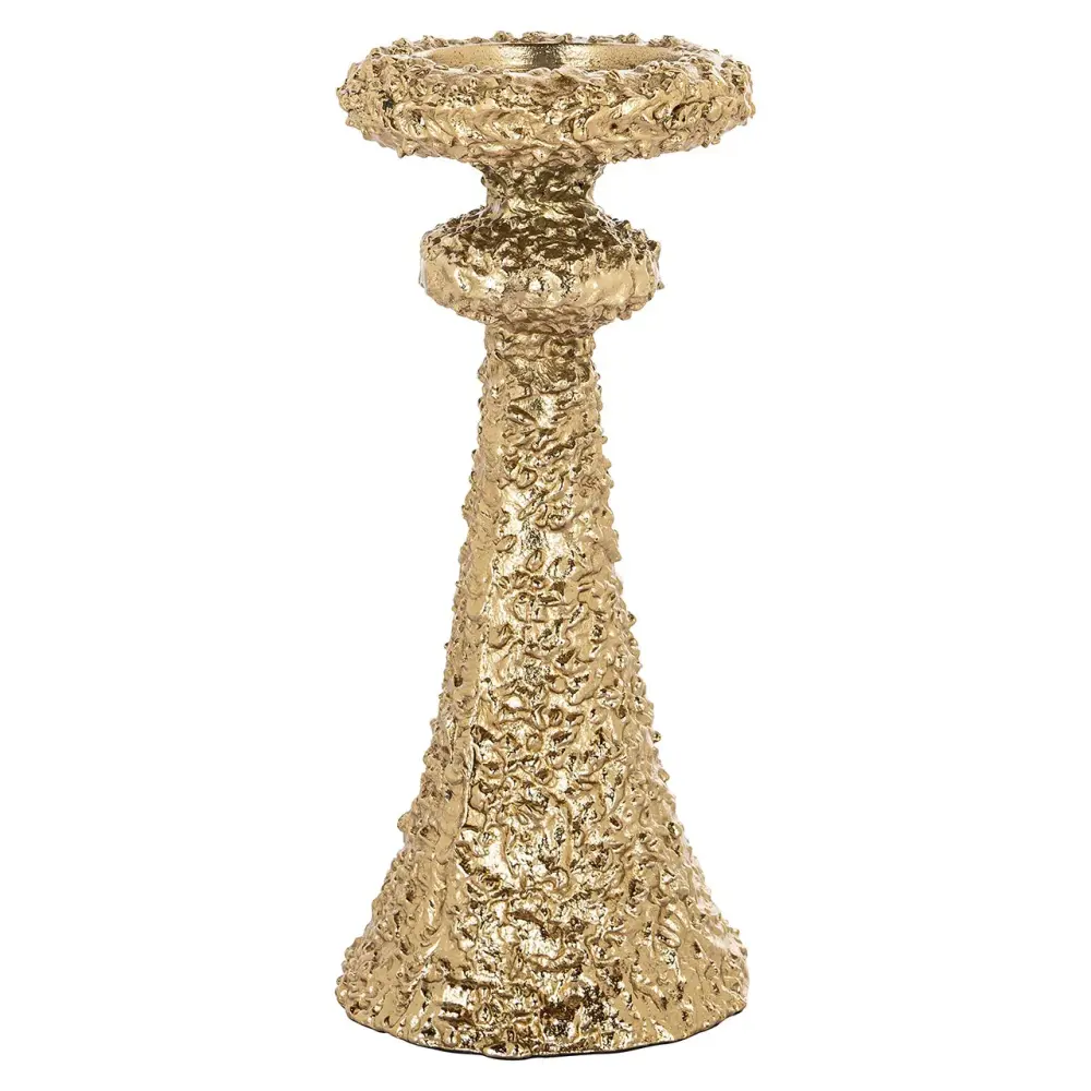 Interiors July Gilded Candle Holder - Large | Outlet