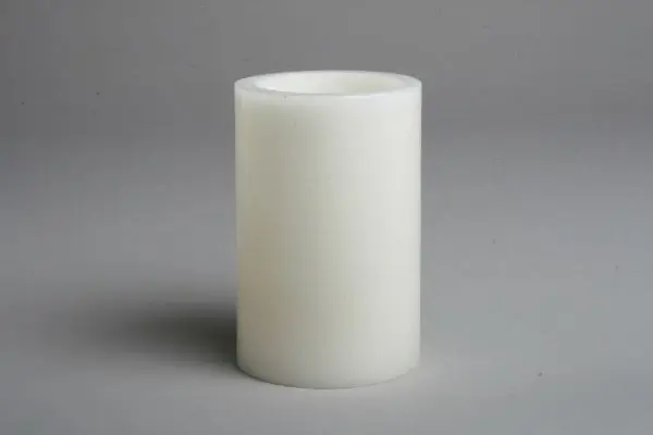 led pillar candle 4x6 - ivory