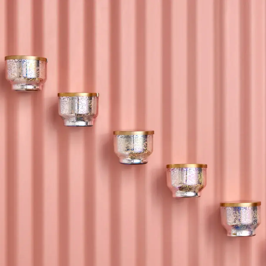 Volcano Mercury Iridescent Inverted Candle