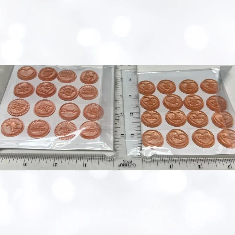 Jaded Blossom VALENTINE CANDIES Candy Hearts Rubberized Stamps
