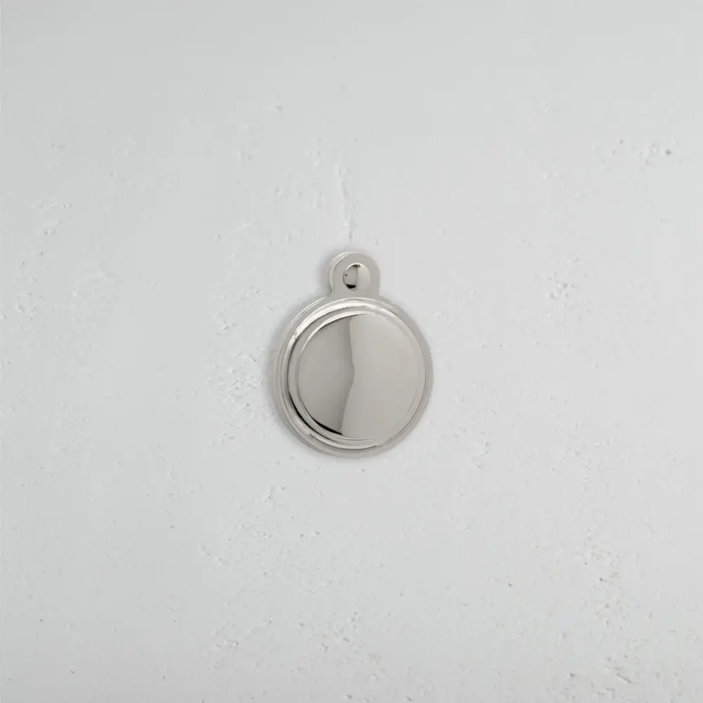 Canning Covered Core Escutcheon - Polished Nickel