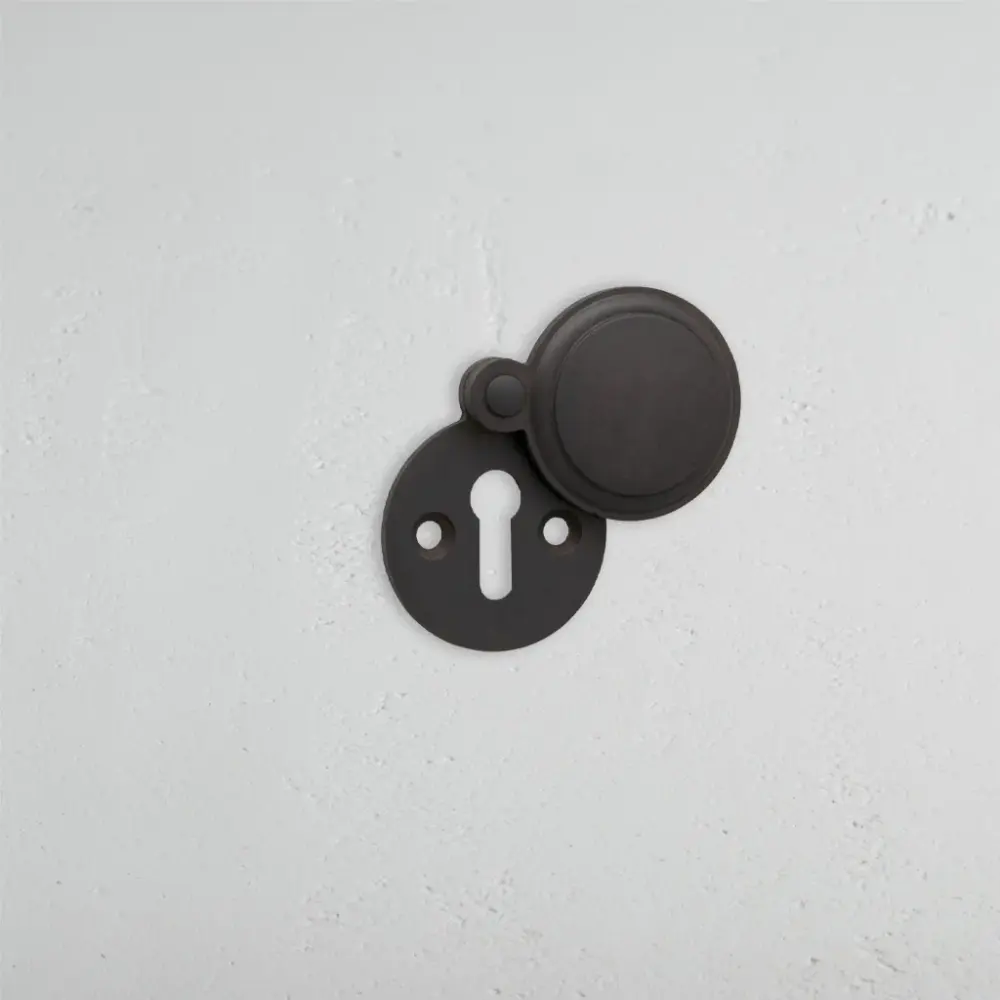 Canning Covered Key Escutcheon – Rustic gold Lifetime Warranty