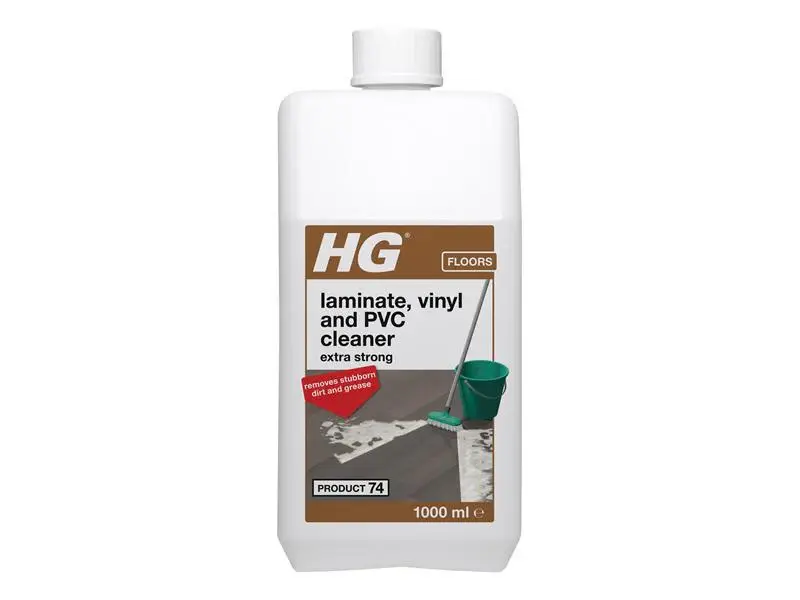 HG Laminate, Vinyl & PVC Cleaner, Extra Resilient 1 litre | Pet Stain & Odor Formula