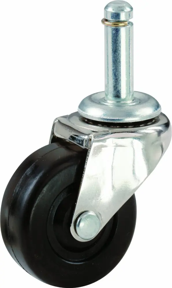 Shepherd Hardware 9197 Office Chair Casters 2.5 Rubber Wheel Smooth Rolling