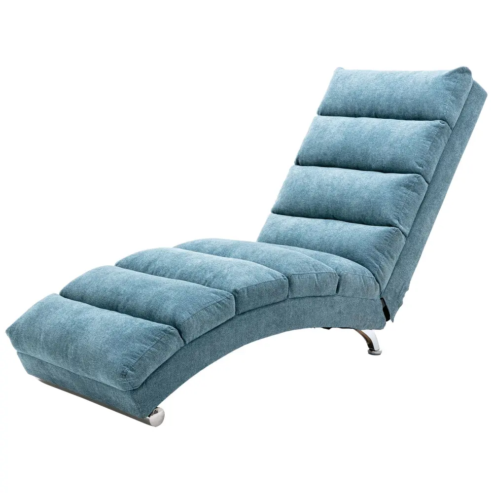 Media Console Massage Chaise Lounge Indoor Remote Control, Designed Electric Massage Lounger
