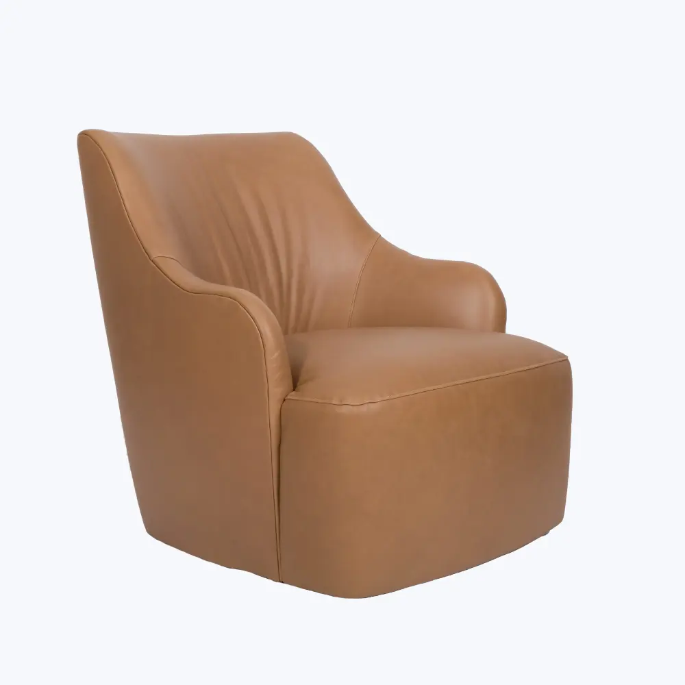 Saratoga Leather Turn Chair