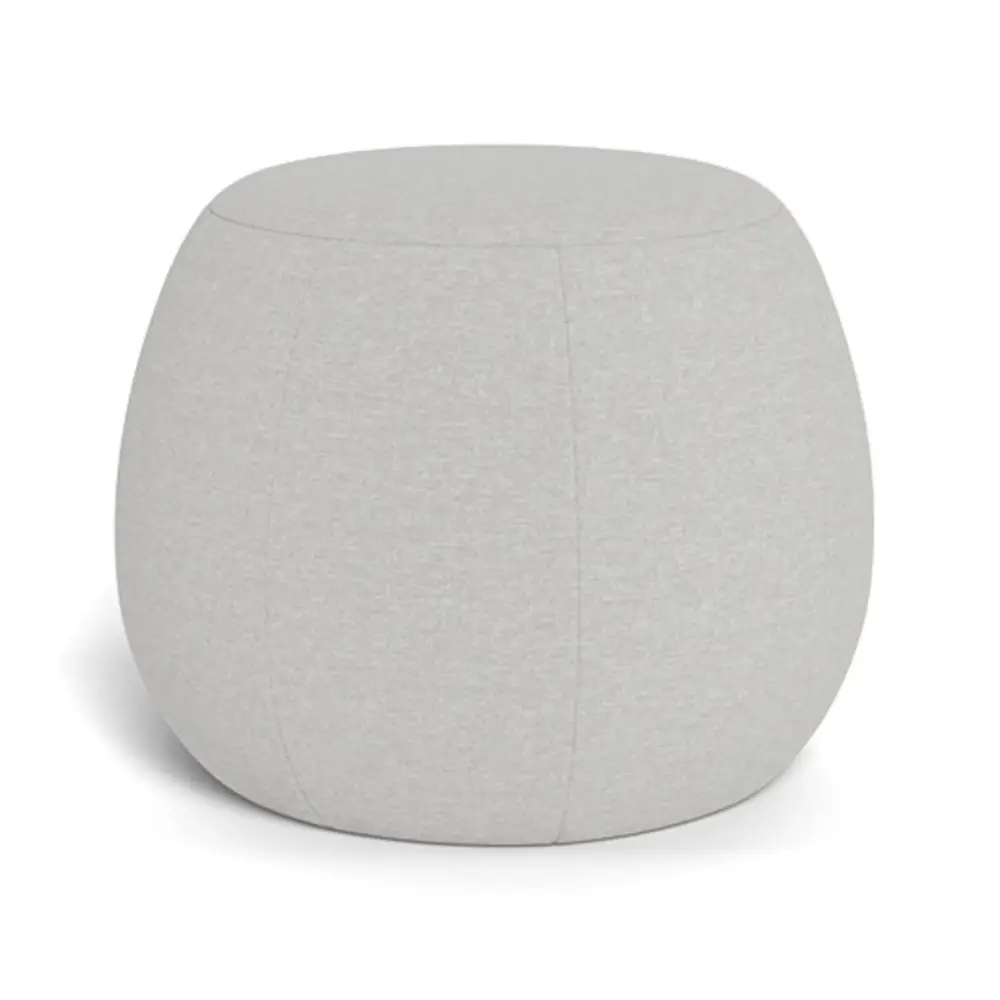 Gem Pouf Ottoman - Fog Grey