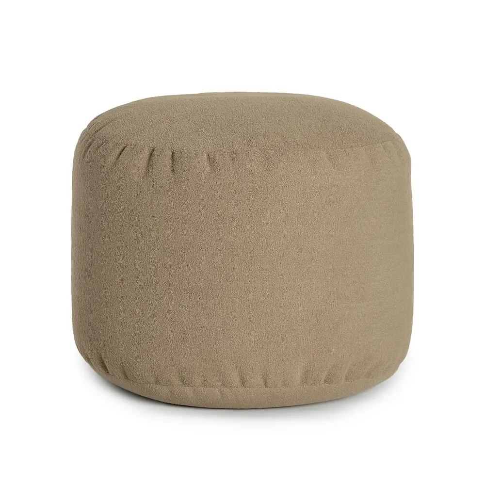 Pouf Ottoman- Almonde Taupe
