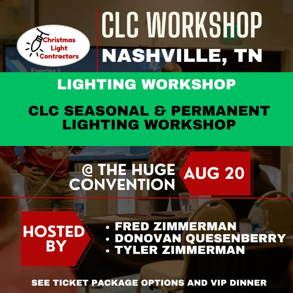 CLC Pre-Show: Christmas & Permanent Light Training at Enormous 2025