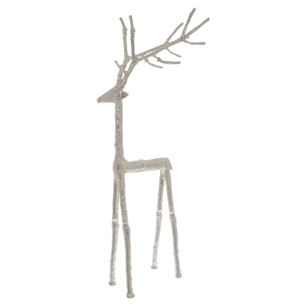 Platinum Standing Stag Ornament